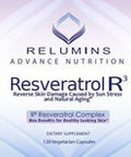 Relumins Resveratrol R3, Helps Reverse Natural Aging 120 capsules - 600mg Resveratrol per 2 Capsule Serving!