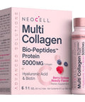 Neocell Multi Collagen Peptides Liquid 6 Vials With Hyaluronic Acid And Biotin Advanced Formula Complex Beauty Supplement Hair Skin And Nails