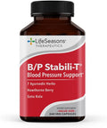 Life Seasons Lifeseasons - B/P Stabili-T - Blood Pressure Support - Vitamin Supplement For Healthy Heart & Blood Circulation - Ashwagandha Arjuna Gotu Kola & Hawthorn Berry - 240 Capsules