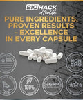 Biohack Health #1 Weight Loss Pills For Women & Men Appetite Suppressant, Belly Fat Burner Supplement, Metabolism Booster, Carb Blocker Diet Pills That Work Fast - 60 Servings
