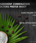 Urinozinc Prostate Plus, Saw Palmetto & Beta Sitosterol Supplement For Men, Reduce Frequent Urination (2 Month Supply, 120 Count)