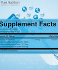 Pure Nutrition Chelated Magnesium Complex 440Mg Elemental Magnesium Per Serving 120 Tabs 3 Forms Of Magnesium Glycinate Magnesium Oxide And Magnesium Citrate
