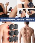 Eurpmask Choose The Color Of Europe Electric Cupping Kit For Massage Therapy With Remote Controller - 32 Levels Of Adjustable Suction & Heat Portable Cupping Therapy Set For Back Pain Relief Neck Muscle Soreness
