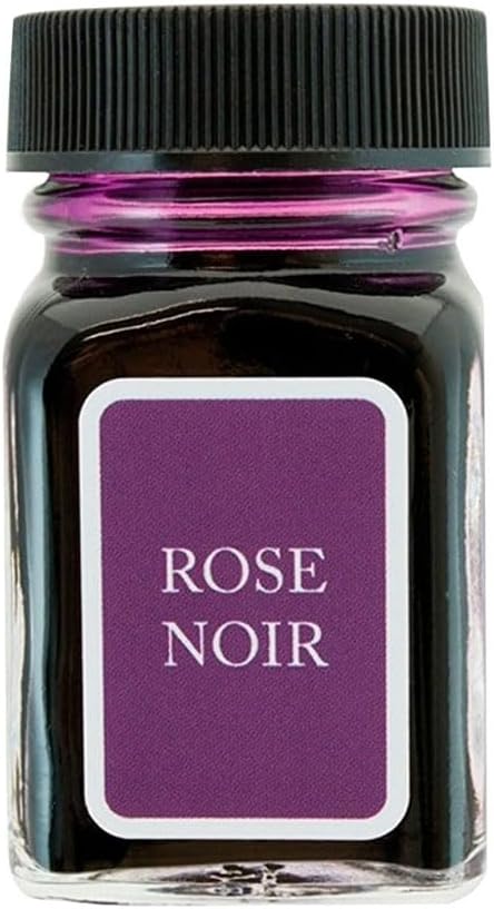 MONTEVERDE Bottle Ink, 90ml, Mulberry-Noir (G308UN) | Dark-toned Noir fountain pen ink with smooth flow, rich depth, and expressive writing character.