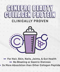Genepro Nexgen Unflavored Collagen Peptides - Lactose-Free Gluten-Free Protein Supplement Shake For Hair Skin And Nails (30 Servings)