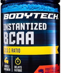 Bodytech Bcaa Powder Optimal 2:1:1 Ratio Supports Muscle Recovery Strength & Endurance Fruit Punch (11.5 Oz)