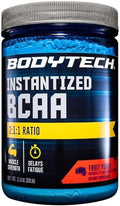 Bodytech Bcaa Powder Optimal 2:1:1 Ratio Supports Muscle Recovery Strength & Endurance Fruit Punch (11.5 Oz)
