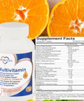 Cardiotabs Multivitamin Heart And Immunity Supplements For Men & Women Multivitamin For Men & Women With Minerals Bvitamin Complex Vitamins A C E K And 2000 Iu Vitamin D3 60Count Bottle