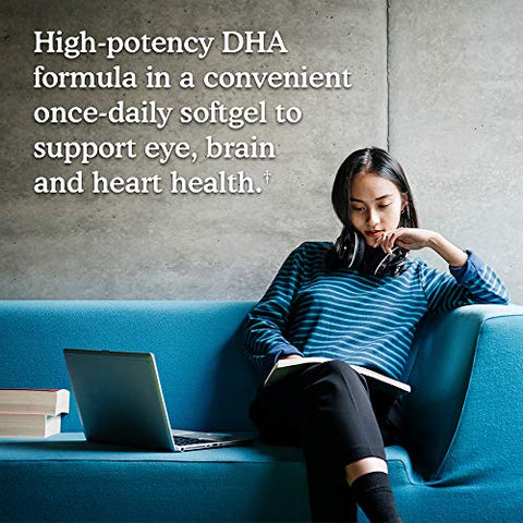 Garden Of Life Dr. Formulated Dha 1000Mg Fish Oil - Lemon Once Daily 1000Mg Dha Dpa In Triglyceride Form Single Source Omega 3 Supplement For Ultimate Eye Brain & Heart Health 30 Softgels
