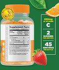 Lifeable Iron & Vitamin C Kids + Vitamin C Kids Gummies Bundle Great Tasting Vitamin Supplement Gluten Gmo Chewable Gummy