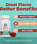 Maryruth's Multivitamin Gummies For Teens 60 Count