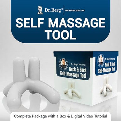 Dr. Berg Nutritionals Dr. Berg Body Neck & Back Self-Massage Tool - Comes With An Instructions Manual & Access To How-To Online Videos