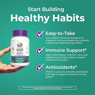 Maryruth's Organics Kids Immune Support Gummies 60 Count