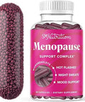 Smnutrition Menopause Vitamins Beadlets With Black Cohosh Red Clover & More Hot Flashes Night Sweats & Mood Support Menopause Supplements For Women With Dong Quai Chaste Tree Berry & Dim Nongmo 30Ct