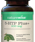 Naturewise 5-Htp 200Mg Mood Support, Natural Sleep Aid Helps Promote Healthy Eating Habits, Easy-To-Digest Delayed Release Capsul