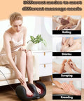 Lingteng Cordless Foot Massager With 120 F Heat Rechargeable Shiatsu Foot And Calf Kneading Machine With 3 Intensities And Remote For Home Office s For Women Men Dad Mom