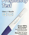 GoodSense One Step Pregnancy Test, Over 99% Accurate from Day of Expected Period*, Test 5 Days Before Missed Period**, 1/Each Count