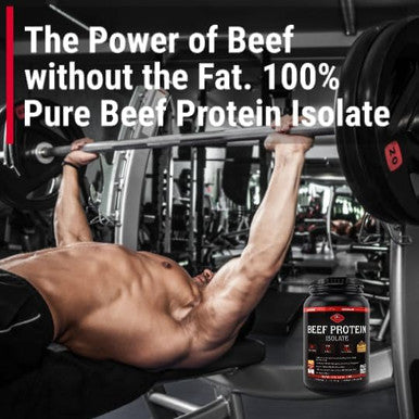 Olympian Labs Beef Protein Isolate Powder 24G Protein Bst 2 Grams Bcaa'S Muscle Building Amino Acids 32 Ounces Flavored With Real Chocolate