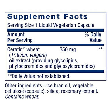 Life Extension Skin Restoring Ceramides - Promotes Hydration & Encourages Healthy Ceramide Levels In Skin - Once-Daily Oral Supplement - Non-Gmo, Gluten- 30 Liquid Vegetarian Capsules