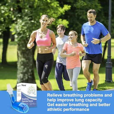 Giyosk Breathing Exercise Device For Lungs Mucus Removal Flutter Flutter Valve Mucus Removal Device With A Set Of Accessories Breathing Trainer For Lung Cleanse(Blue)