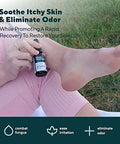 Athletes Foot Spray Extra Strength Natural Ingredients Itchy Skin Relief Ringworm Jock Itch Odor Apple Cider Vinegar Remedy For Men Women Marie Originals
