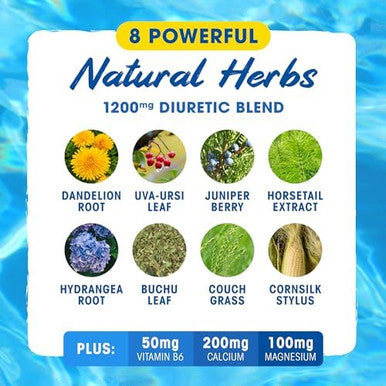 Mhp Xpel Maximum Strength Diuretic Water Pills For Water Retention Relief Caffeine With Vitamin B6 Potassium Dandelion Root 80 Capsules