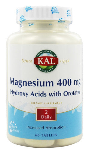 KAL Magnesium 400 mg ActiSorb 400mg | 60ct