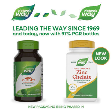 Nature'S Way Zinc Chelate 30mg 100 Count