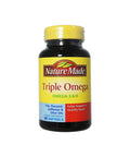 Nature Made Triple Omega, Softgels 60 ea