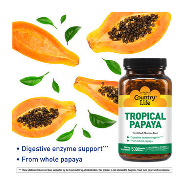 Country Life Tropical Papaya Chewables