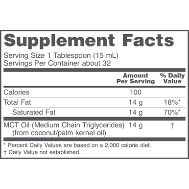 MCT Oil 16 oz by Protocol For Life Balance