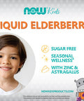 Now Foods, Elderberry Liquid for Kids, 8 fl oz (237 ml)
