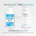 Supersmart Niacinamide 2000 mg Per Day Vitamin B3 Improves Joint Mobility Helps Reduce Psychological Effects of Stress Bad Feelings NonGMO Gluten Free 180 Vegetarian Capsules