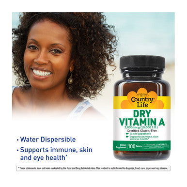 Country Life Dry Vitamin A 10 000 I.U.