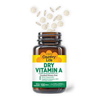 Country Life Dry Vitamin A 10 000 I.U.