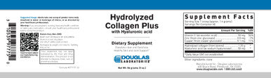 Douglas Labs, Hydrolyzed Collagen Plus, 3 oz