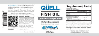 Douglas Labs, Quell Fish Oil, Clinical Strength EPA, 60 softgels