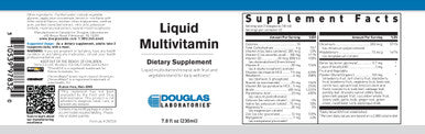 Douglas Labs, Liquid Multivitamin, 7.8 fl oz, 230 ml