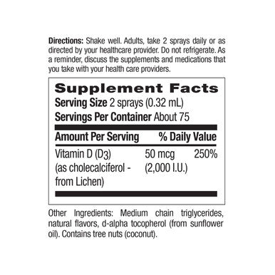 Country Life Vegan Vitamin D3 Spray