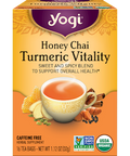 Yogi Teas - Honey Chai Turmeric 16 Tea Bags