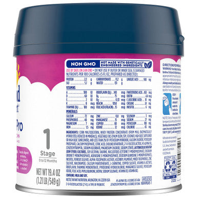 Comforting Probiotics Non-Gmo Powder Infant Formula