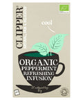 Clipper Organic Peppermint Refreshing Infusion 20 Unbleached Bags 30g