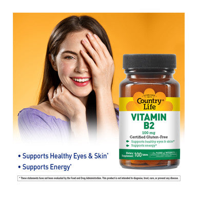 Country Life Vitamin B-2 100 mg