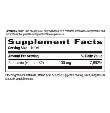 Country Life Vitamin B-2 100 mg
