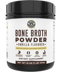 Left Coast Performance Vanilla Bone Broth and Multi Collagen Powder for Joint Hair Skin and Nails Support