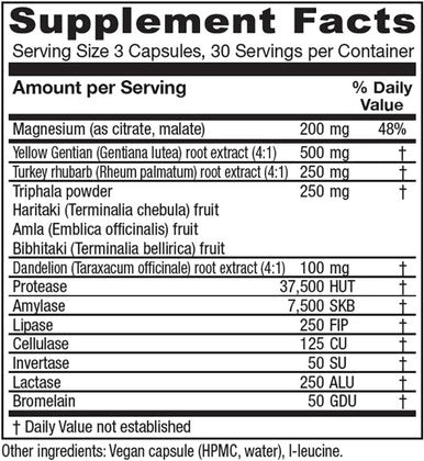 Vitanica Colon Motility Blend Colon Support Vegan 90 Capsules