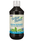 NOW Foods BetterStevia Organic Glycerite Zero-Calorie Liquid Sweetener Keto Friendly, Suitable for Diabetics, No Erythritol, 8-Ounce