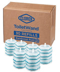 Clorox Toiletwand Toilet Cleaner Refills Toilet Brush Rainforest Rush 30 Ct