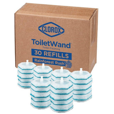 Clorox Toiletwand Toilet Cleaner Refills Toilet Brush Rainforest Rush 30 Ct