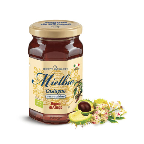 Rigoni Di Asiago Mielbio Italian Raw and Creamy Honey, Orange Blossom, 10.58 Ounce, (Pack of 1)